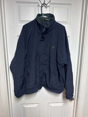 Vintage Fahrenheit Kapalua Maui Butterfly Embroidered Windbreaker Jacket XL